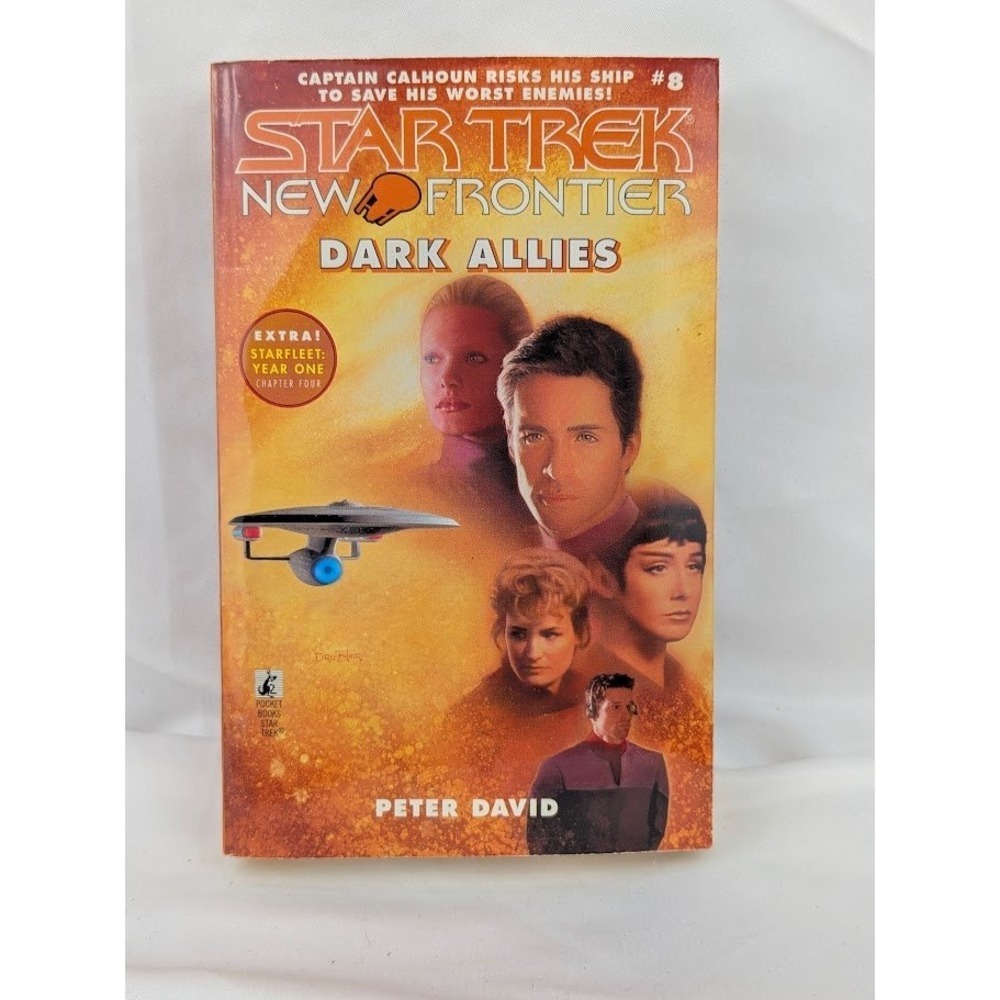 Star Trek Paperback Dark Allies New Frontier 8 Peter David 1999